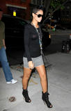 Rihanna in a see-through shirt